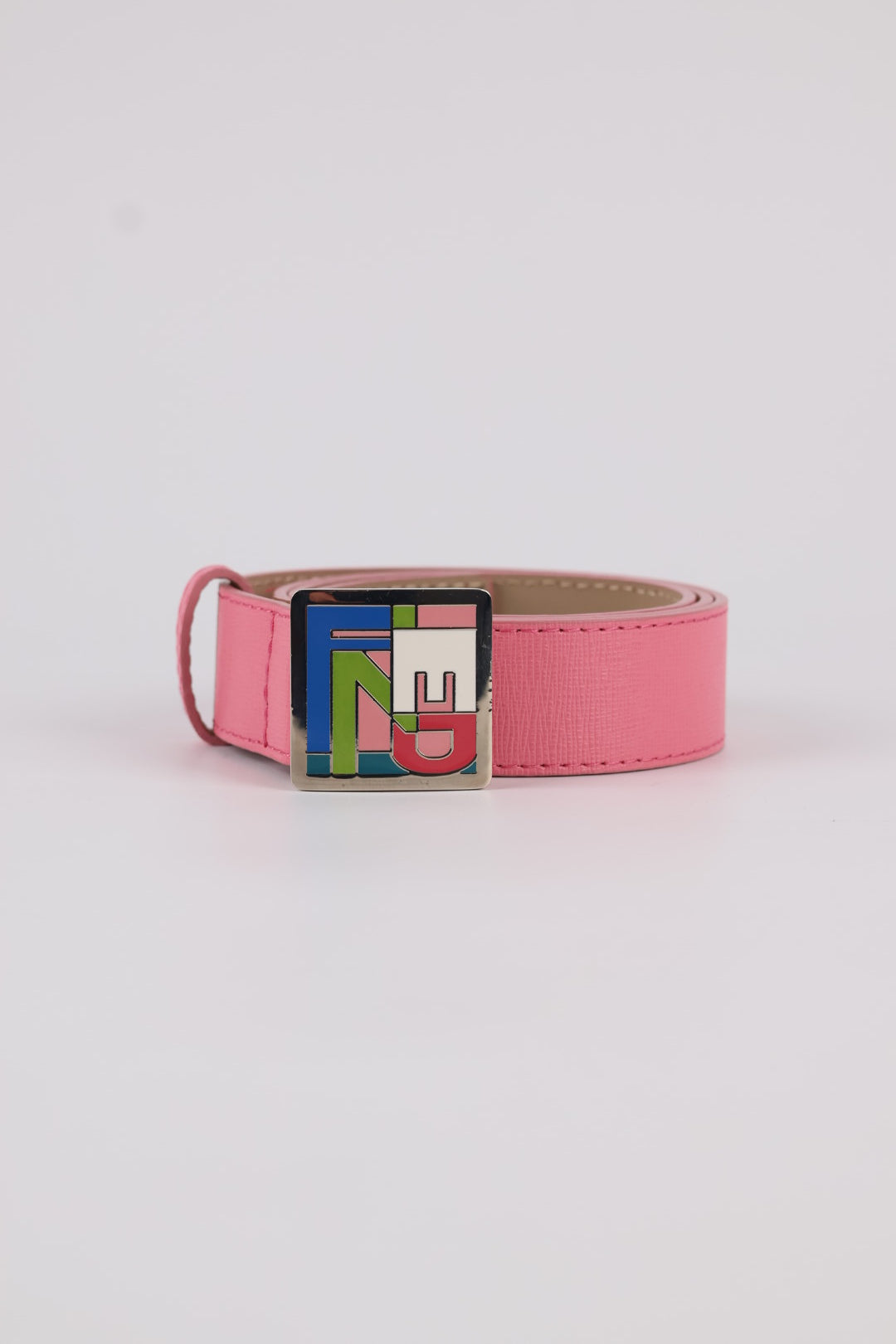 Fendi Cintura FF in Pelle