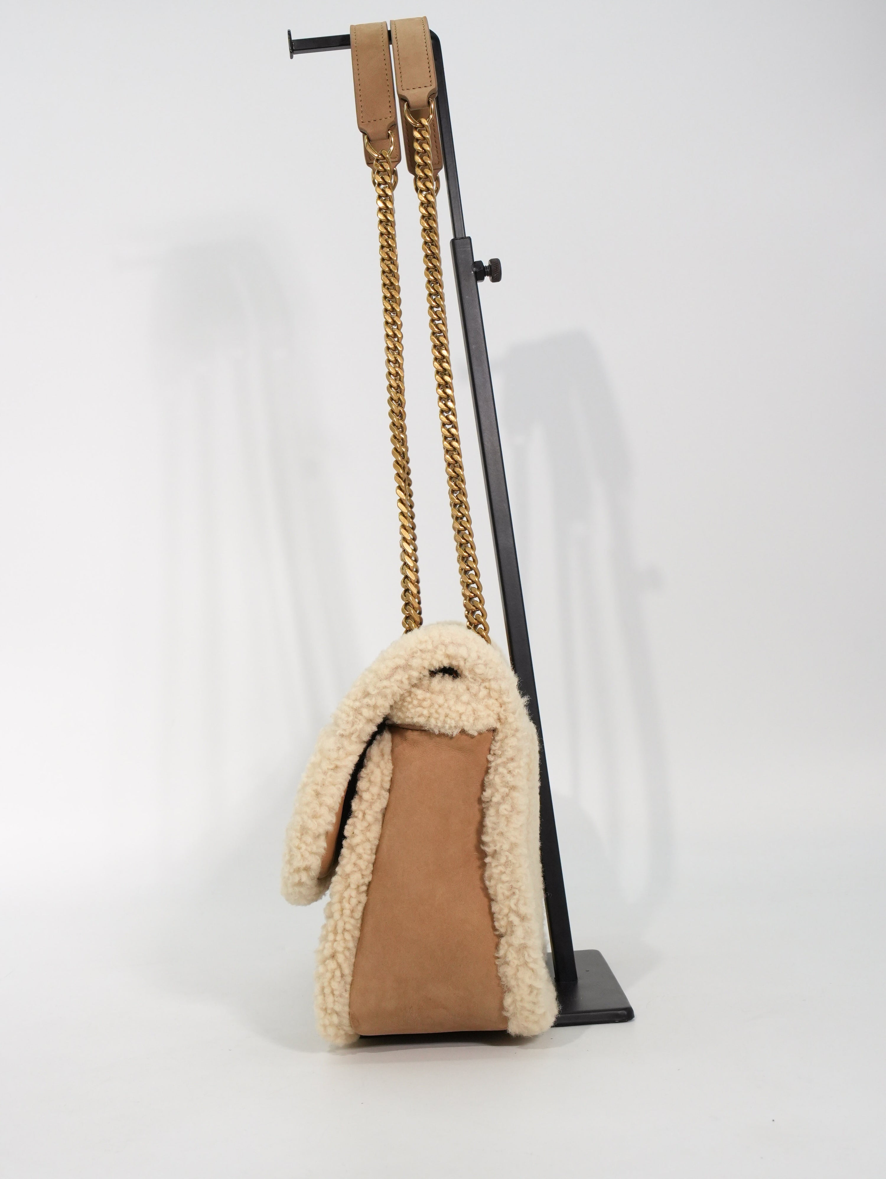 Saint Laurent Niki Baby Shearling