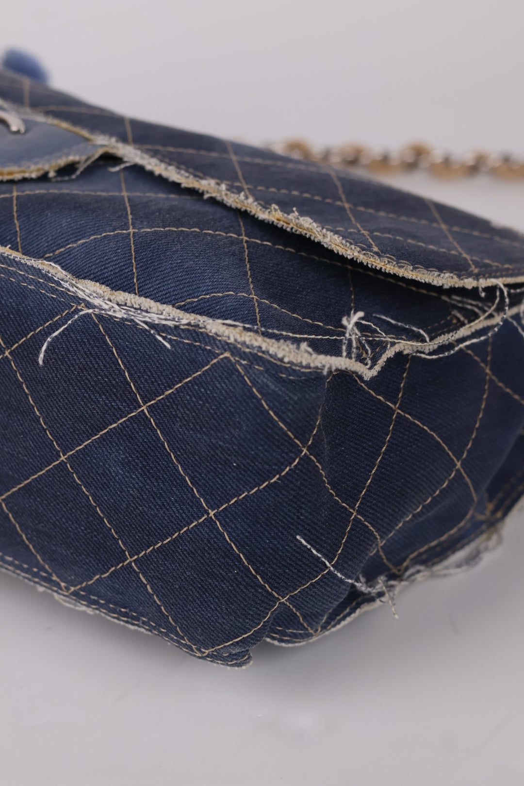 Chanel Timeless Pom Pom Denim Paris-Dubai