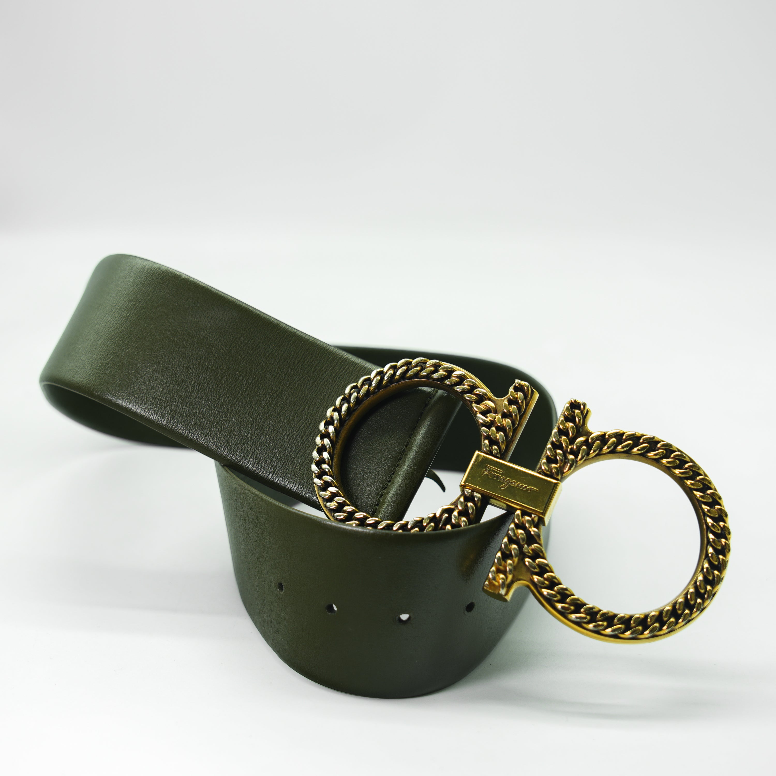 Ferragamo Cintura Gancini 6cm