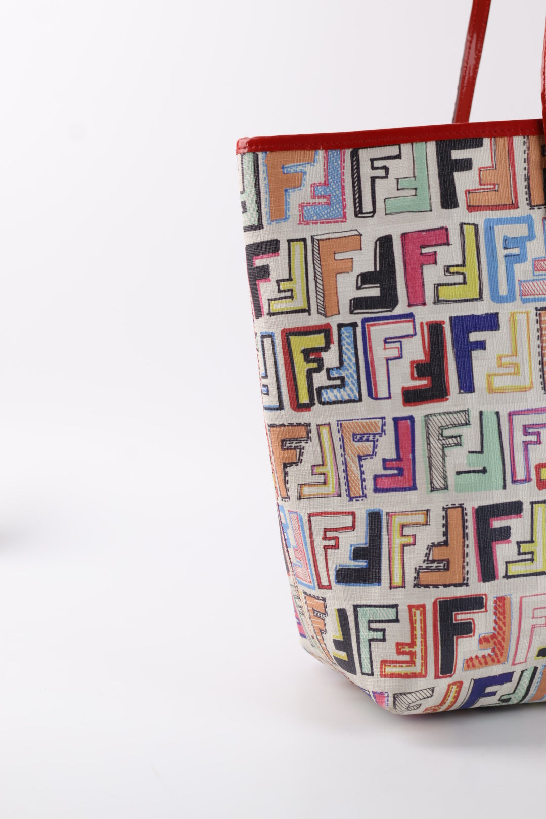 Fendi Shopping FF Logo Multicolor