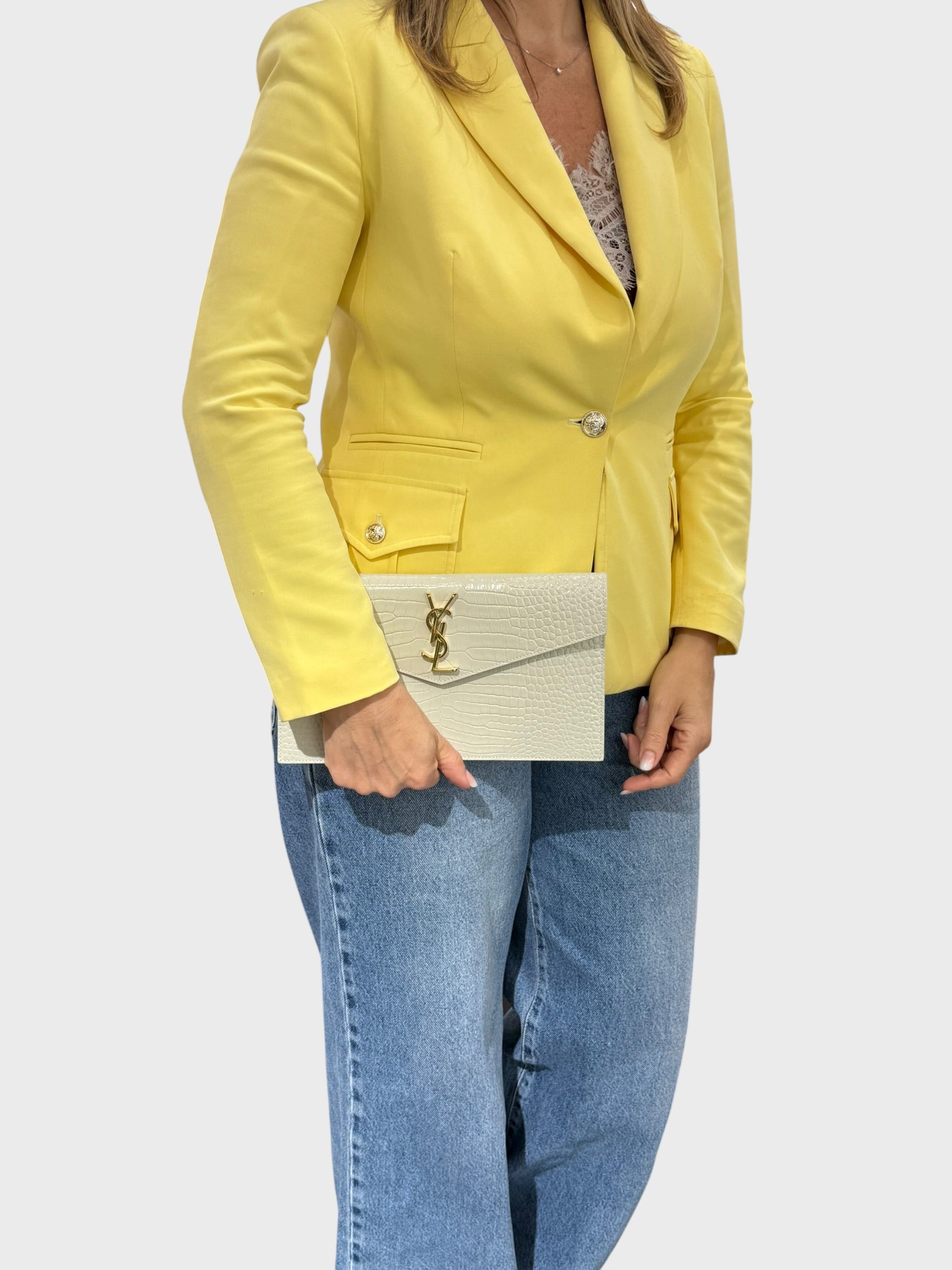 Saint Laurent Pochette Uptown Cocco