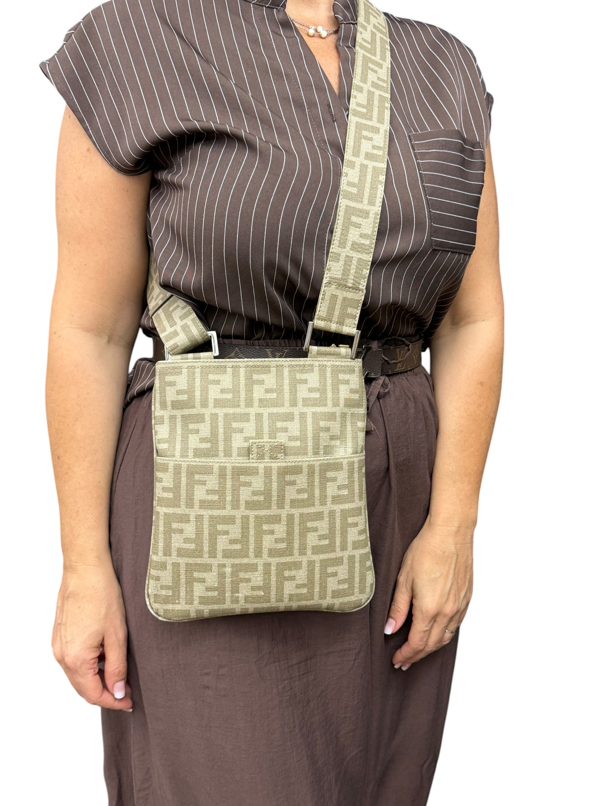 Fendi Messenger FF Logo