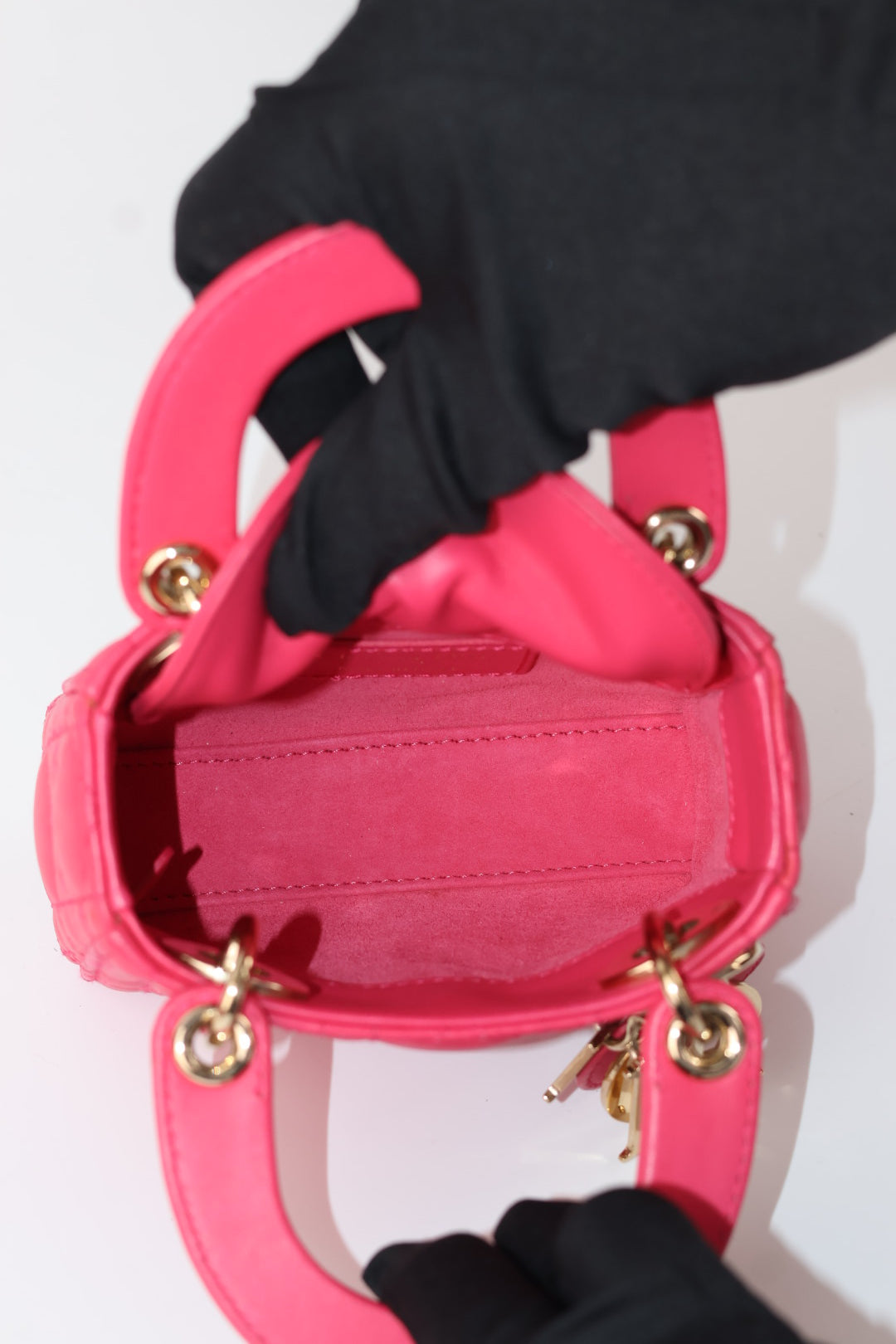 Lady Dior Micro in Pelle