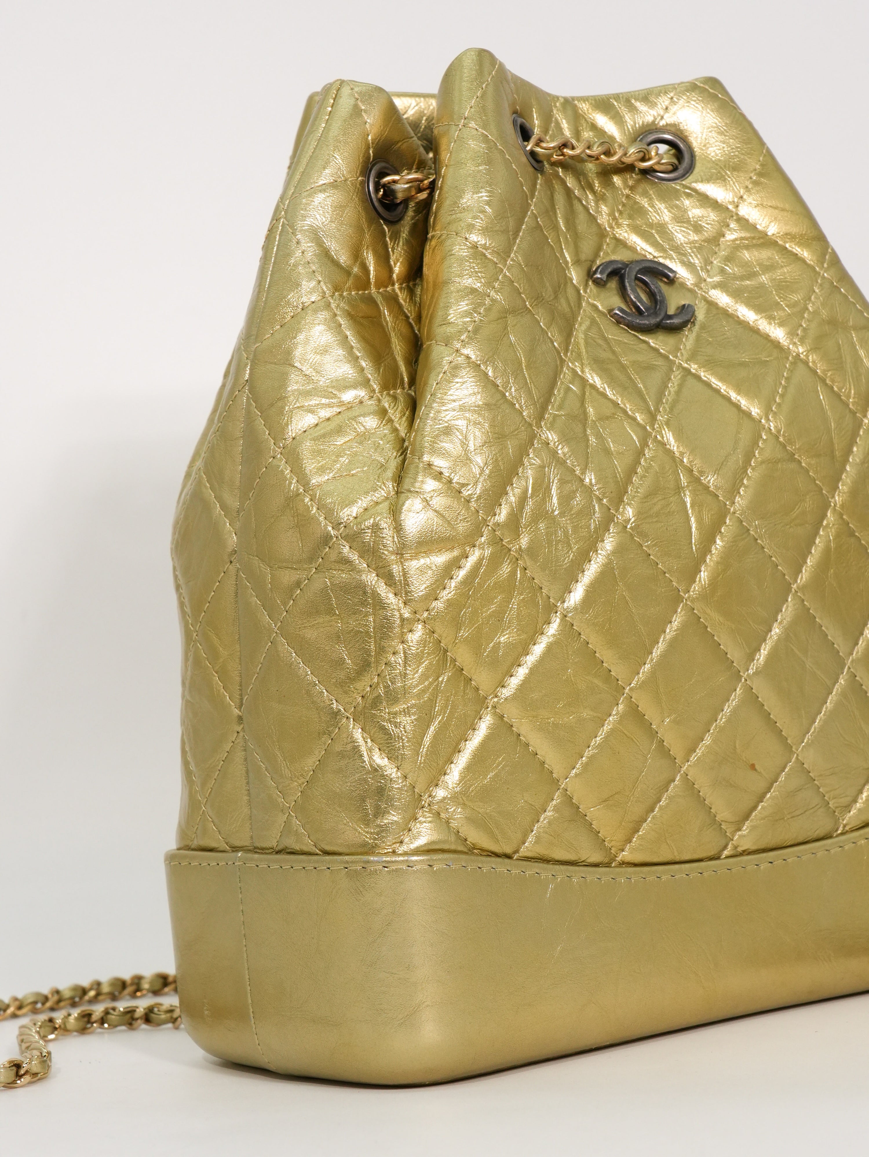 Chanel Zaino Gabrielle Gold