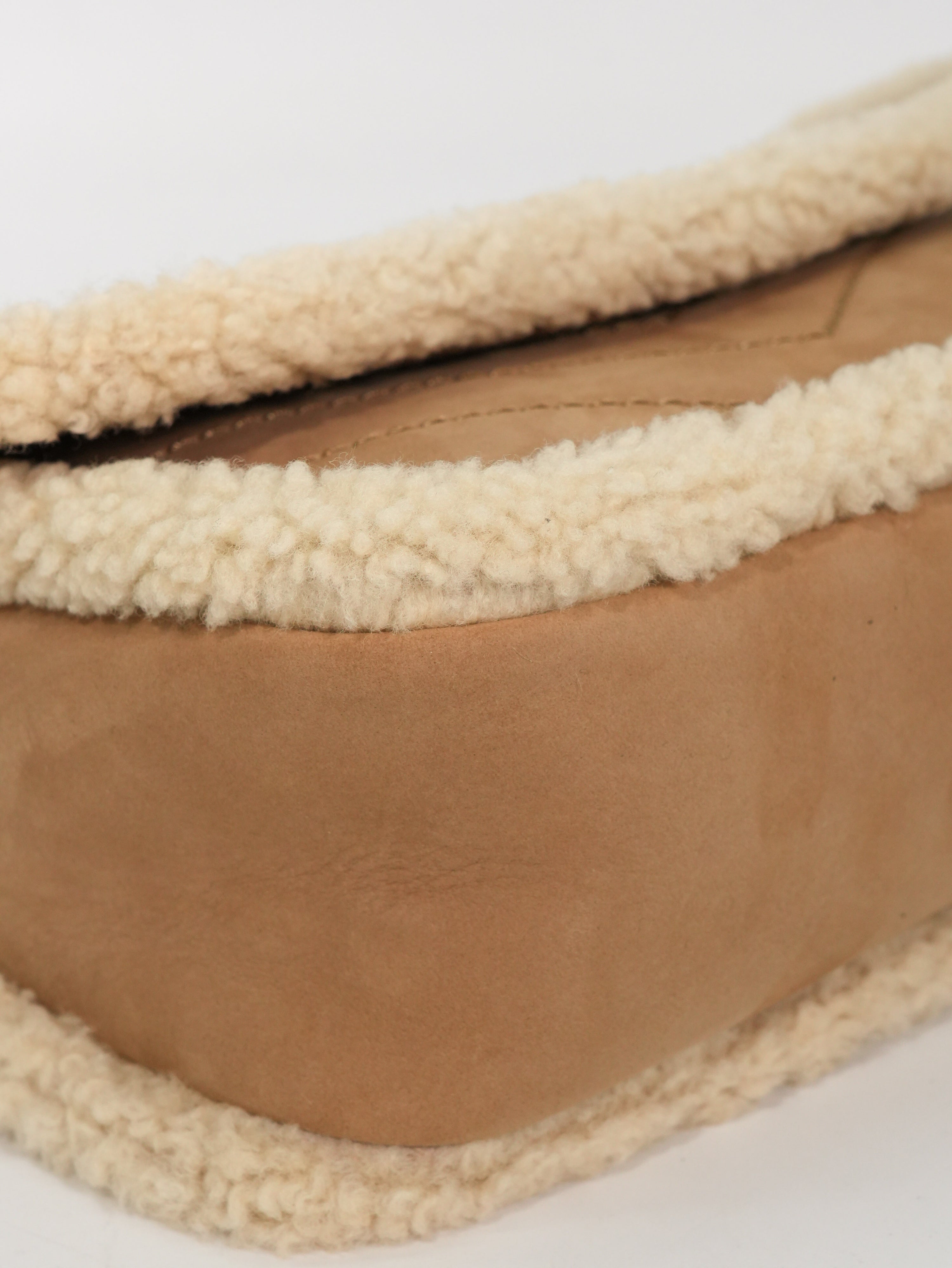 Saint Laurent Niki Baby Shearling