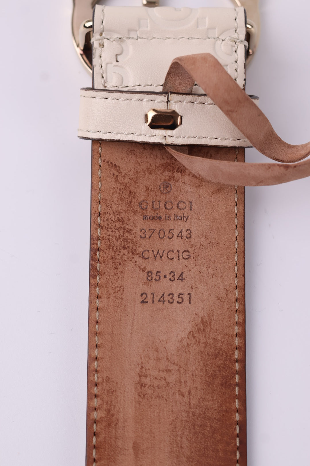 Gucci Cintura Interlocking GG Signature