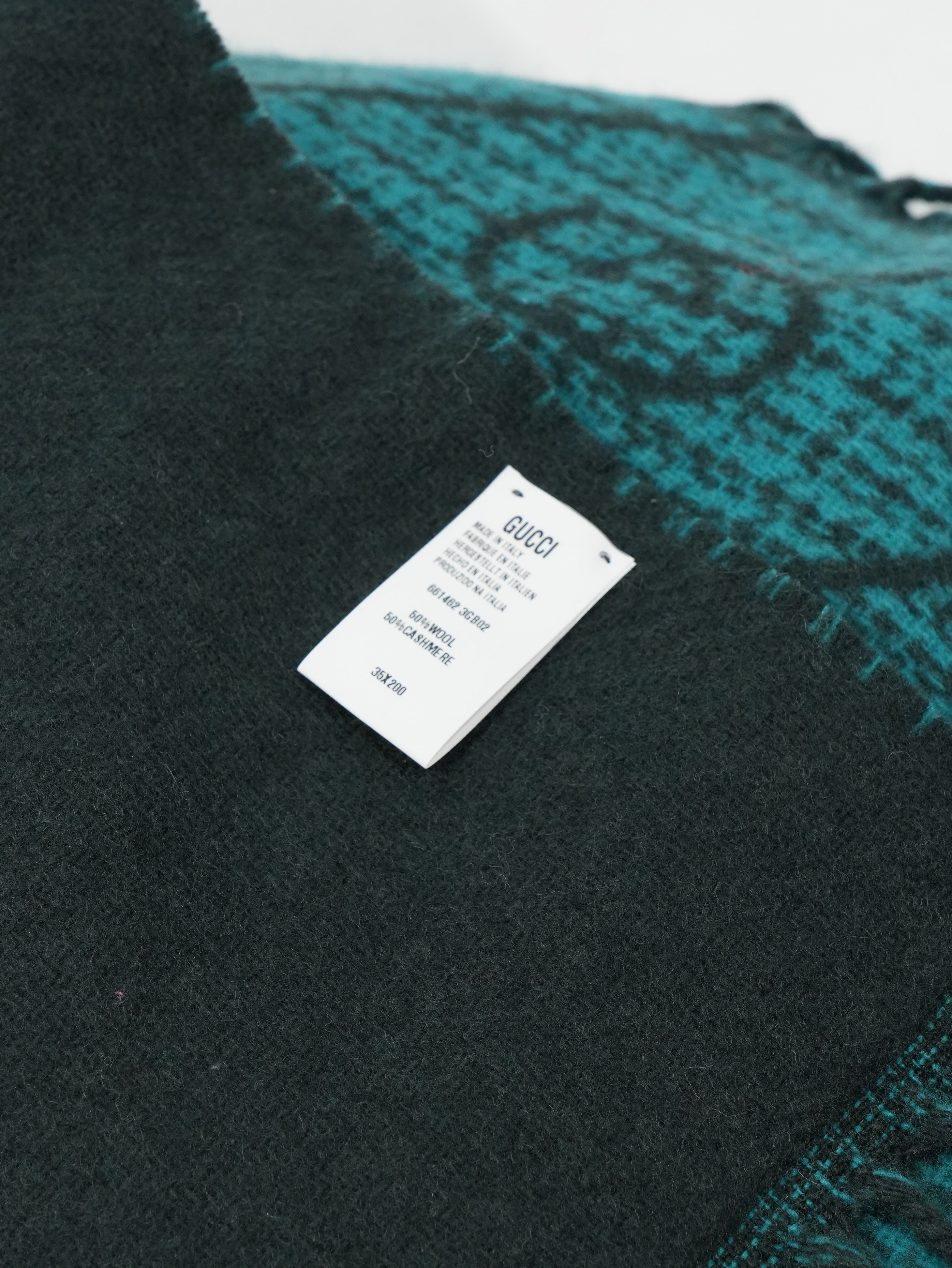 Gucci Sciarpa in Lana e Cashmere