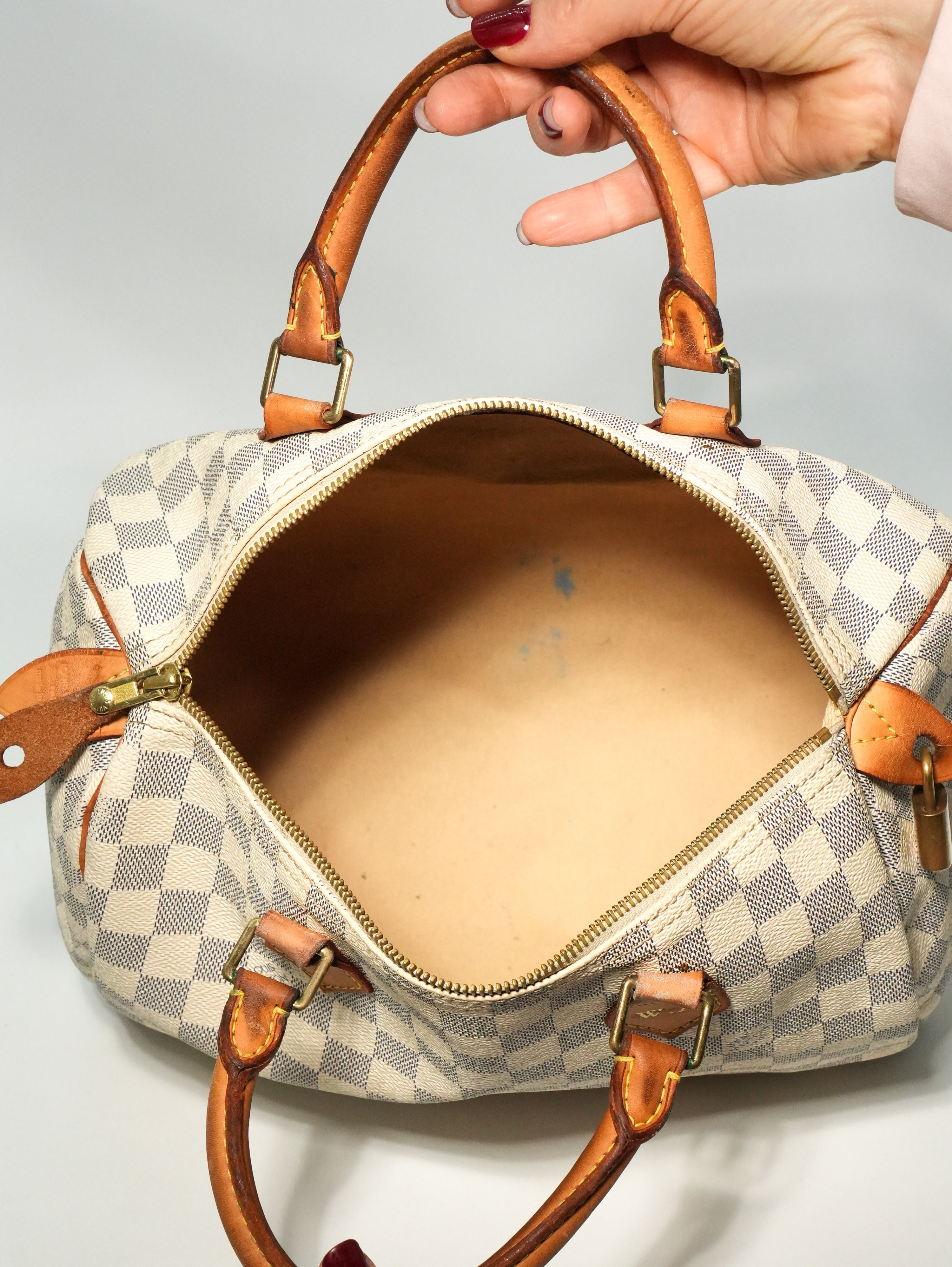 Louis Vuitton Speedy 30 Damier Azur