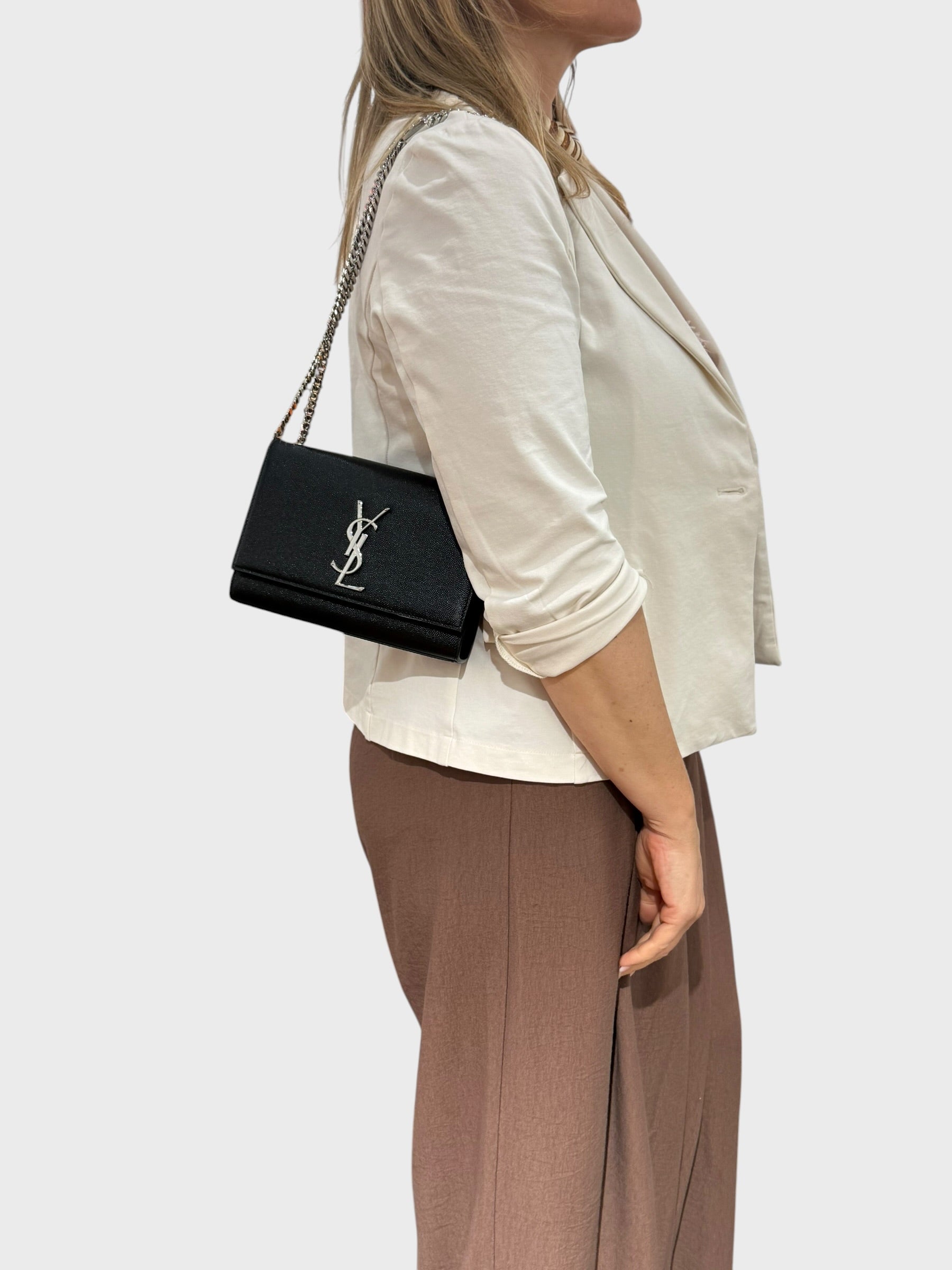 Saint Laurent Kate Small Grain De Poudre