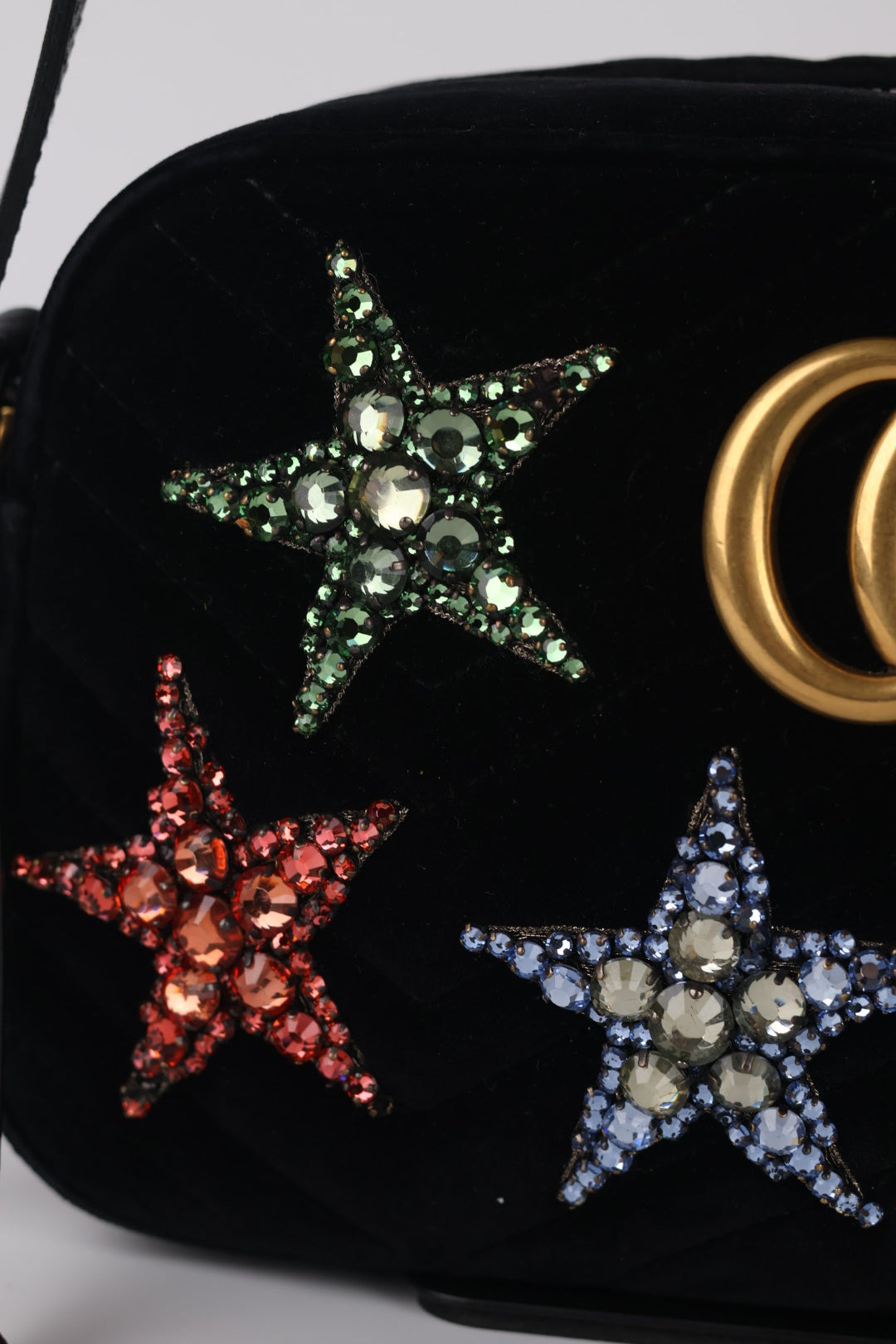 Gucci Marmont Camera Bag Velvet Star