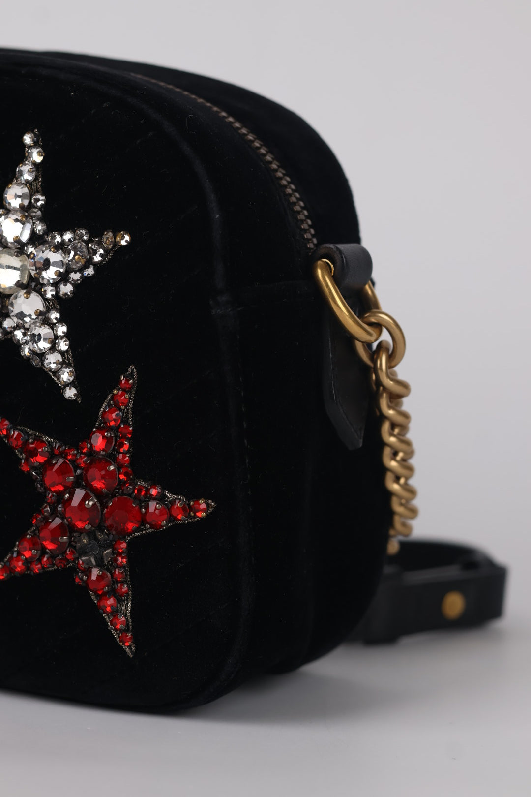 Gucci Marmont Camera Bag Velvet Star