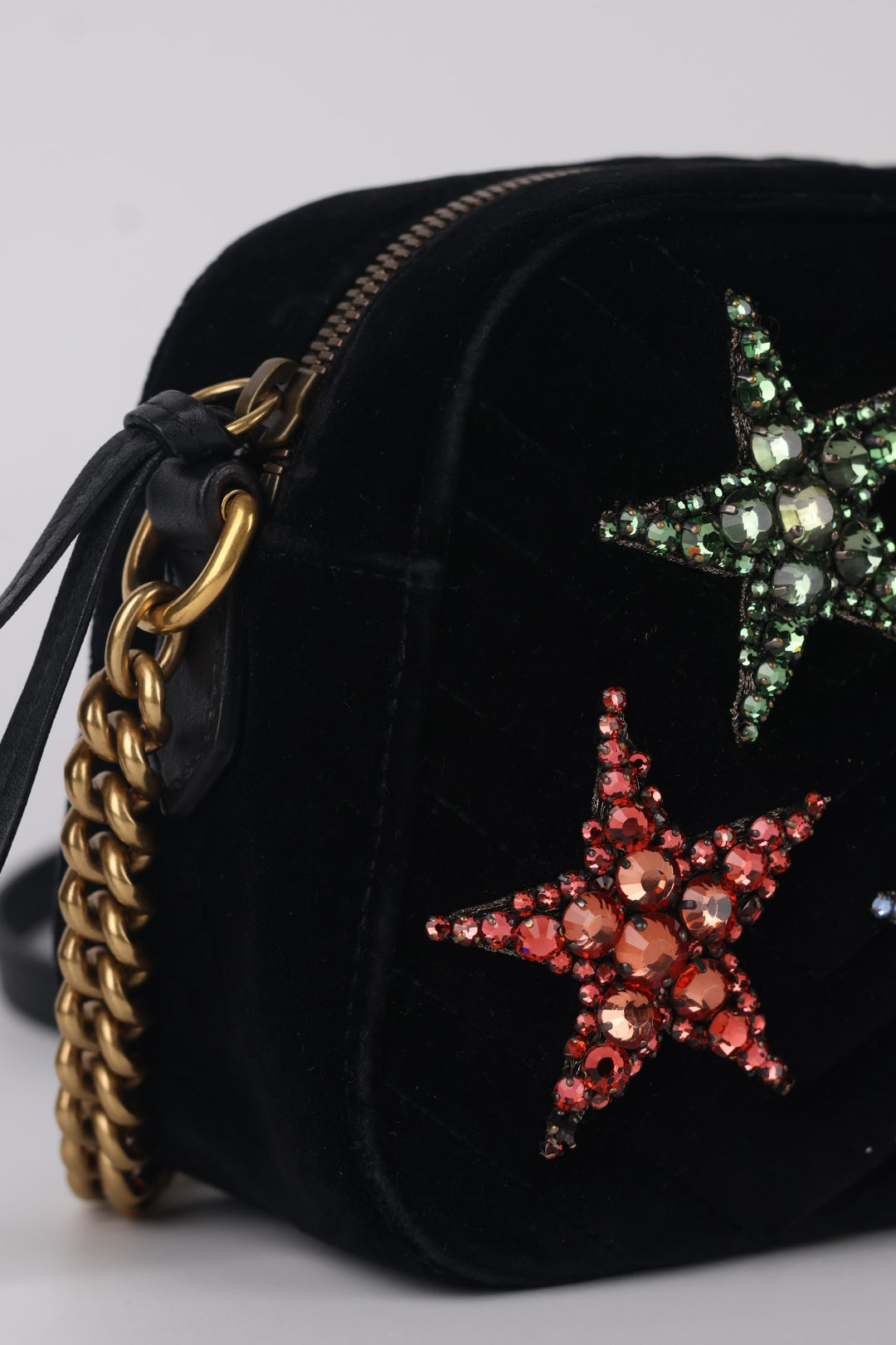 Gucci Marmont Camera Bag Velvet Star