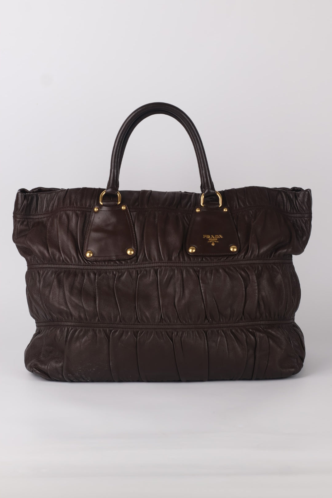 Prada Tote In Pelle Goffrata