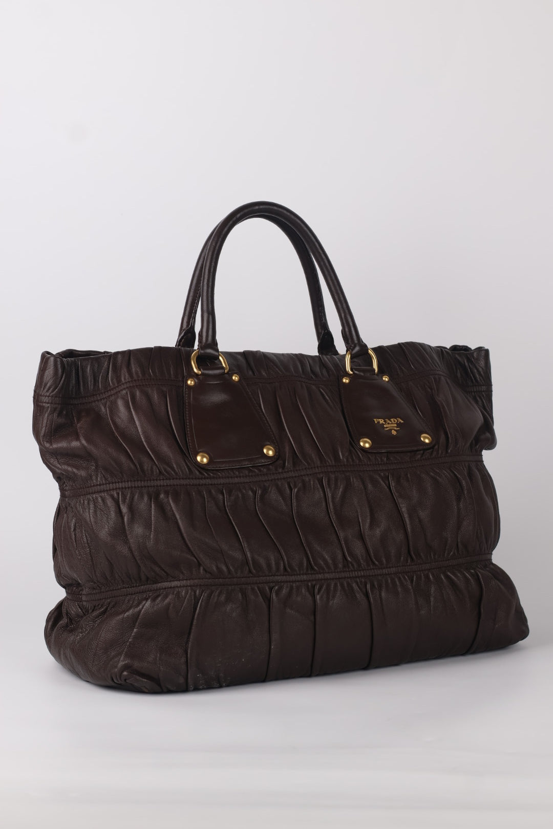 Prada Tote In Pelle Goffrata