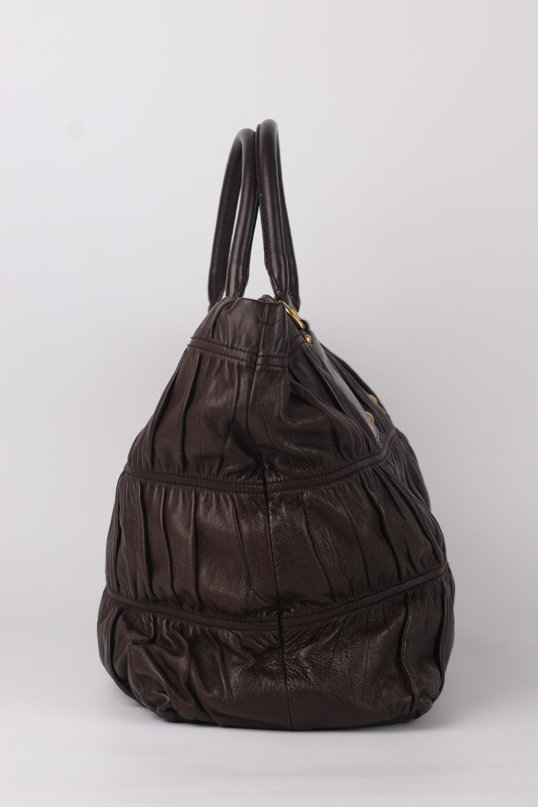 Prada Tote In Pelle Goffrata