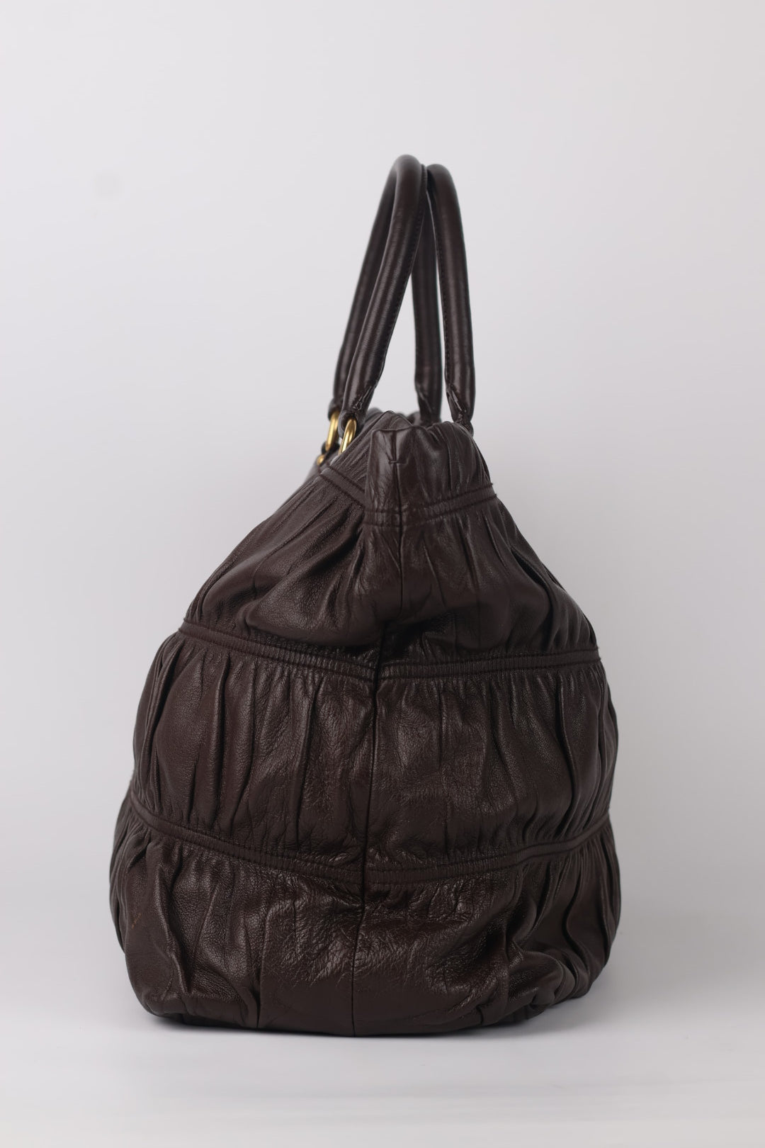 Prada Tote In Pelle Goffrata