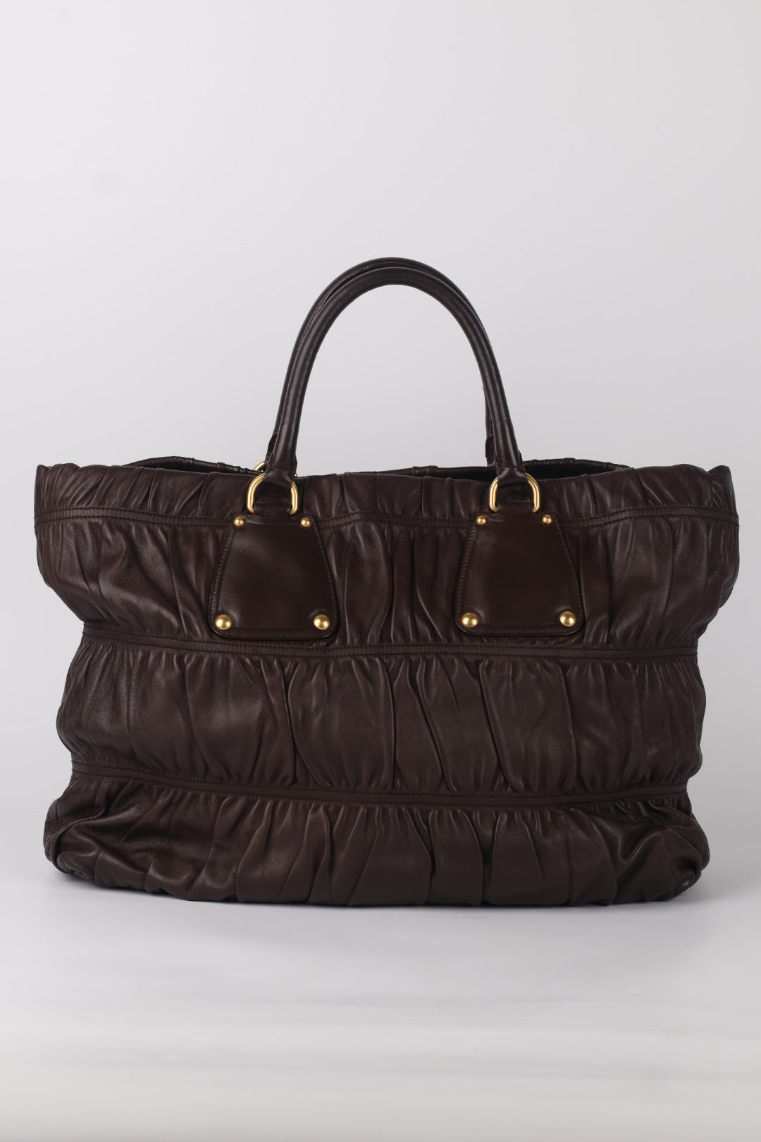 Prada Tote In Pelle Goffrata