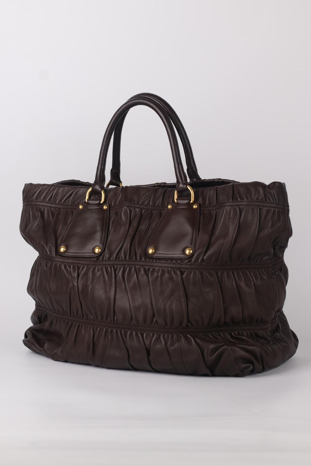 Prada Tote In Pelle Goffrata