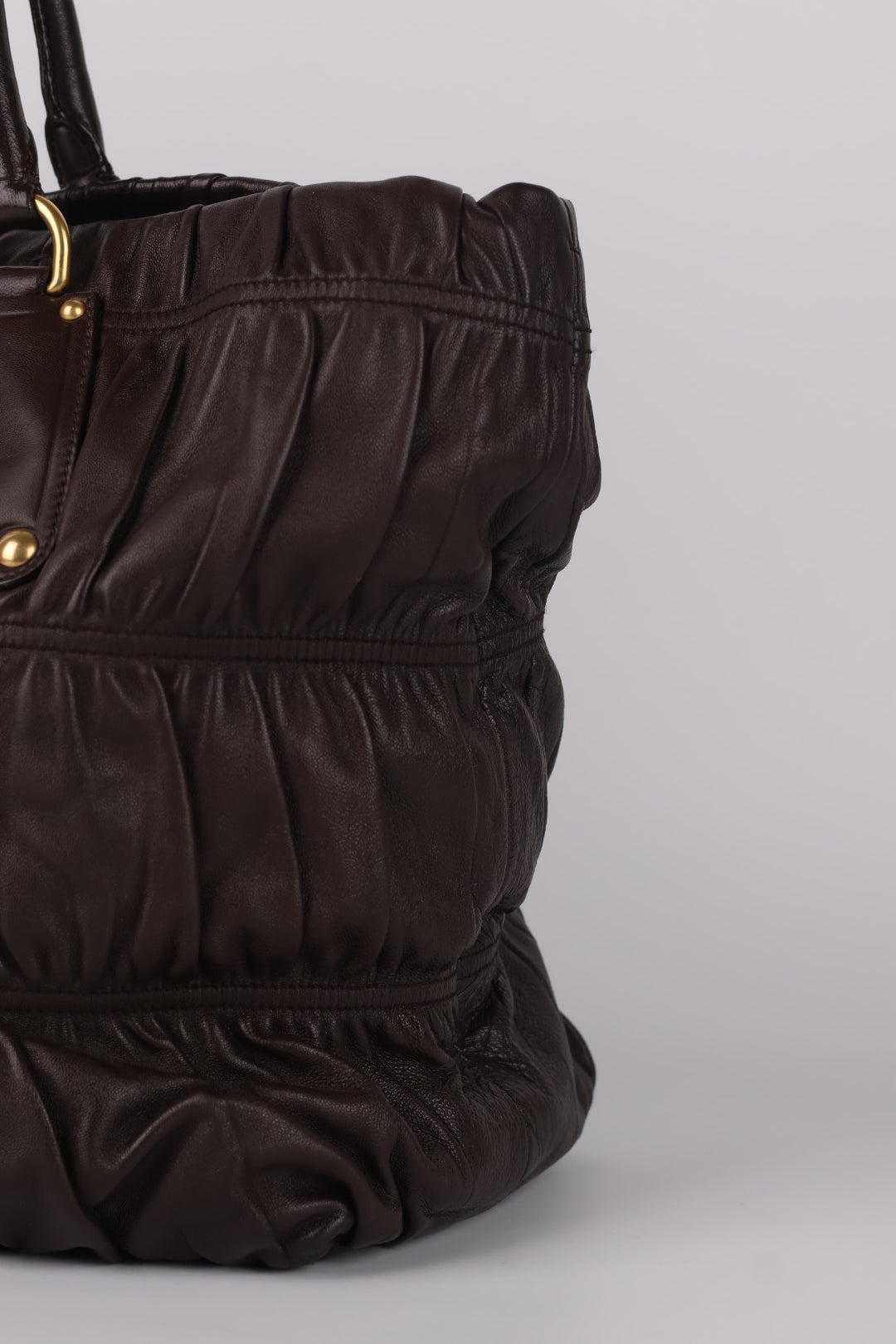 Prada Tote In Pelle Goffrata