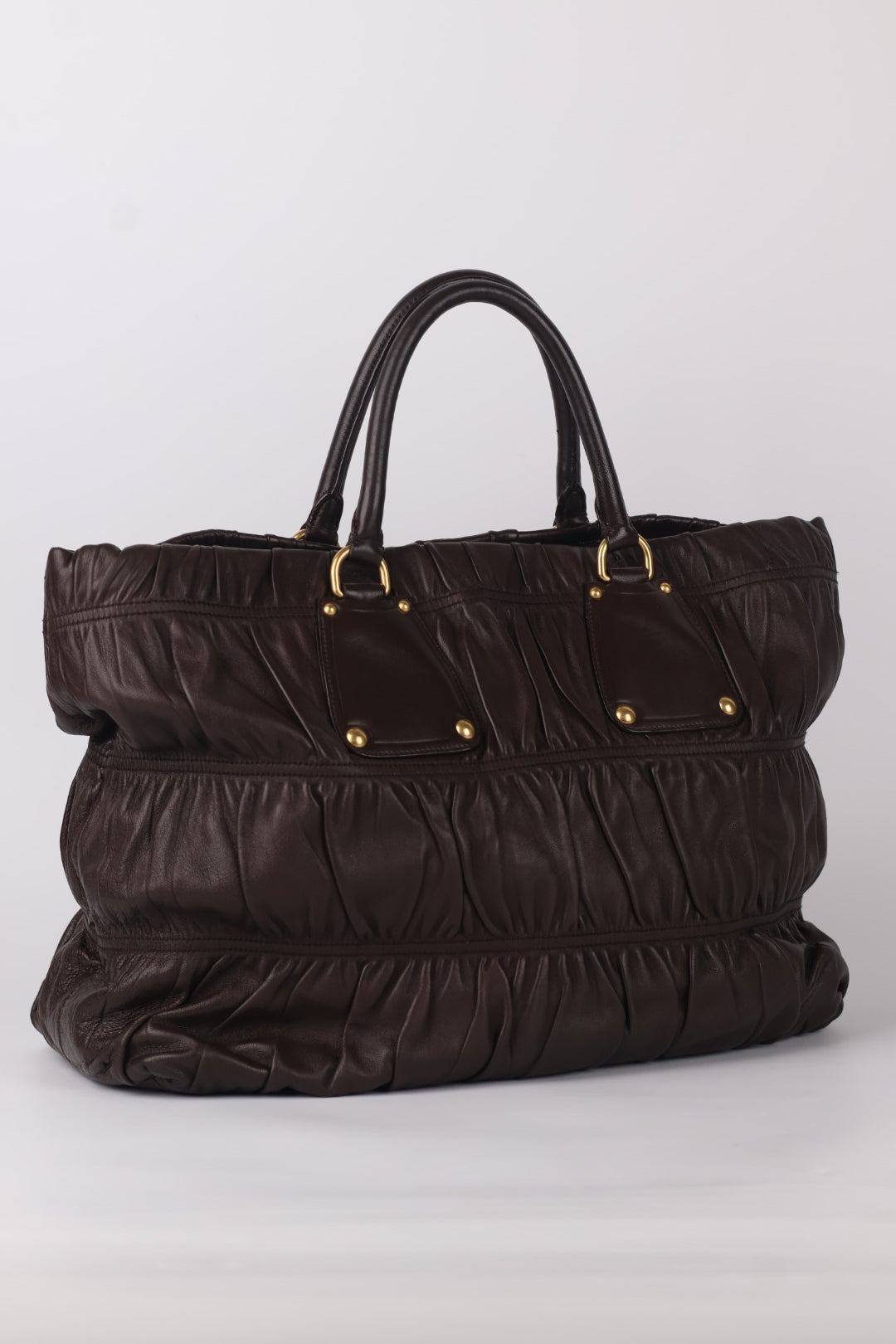 Prada Tote In Pelle Goffrata