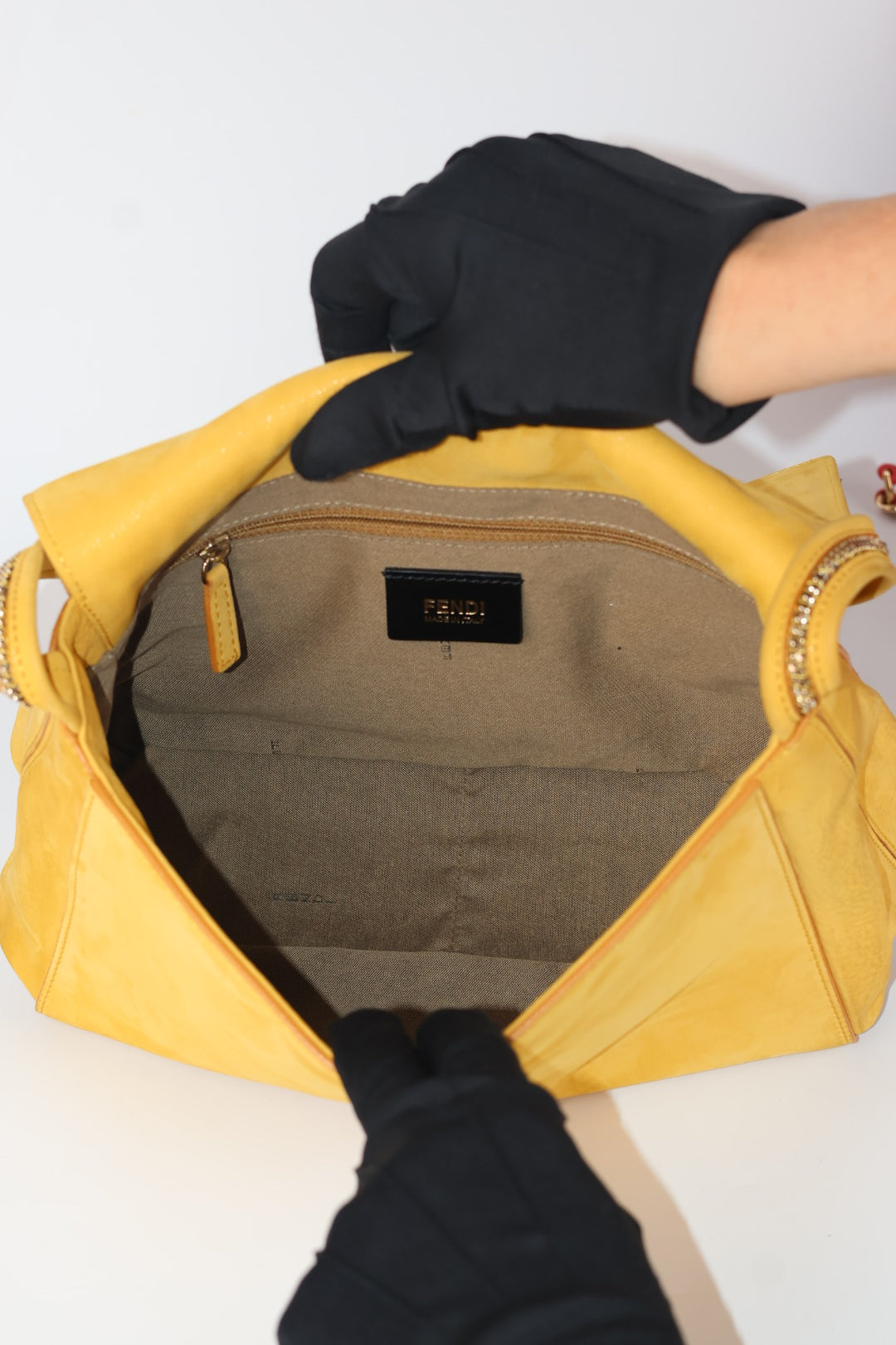 Fendi a Spalla in Suede